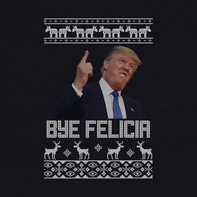 Goodbye Trump Christmas Sweater 2020 by stickerfule